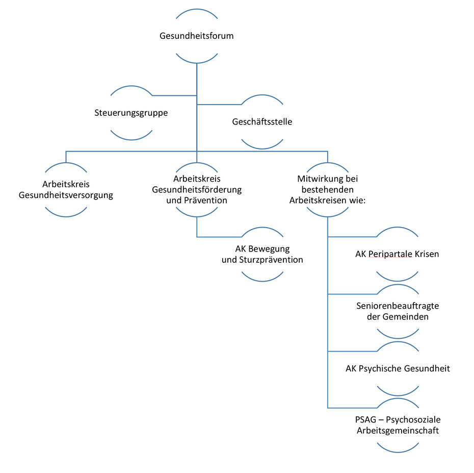 Organigramm Gesundheitsforum