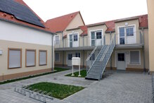 Außensicht Gebäude Internationale Pflegecampus